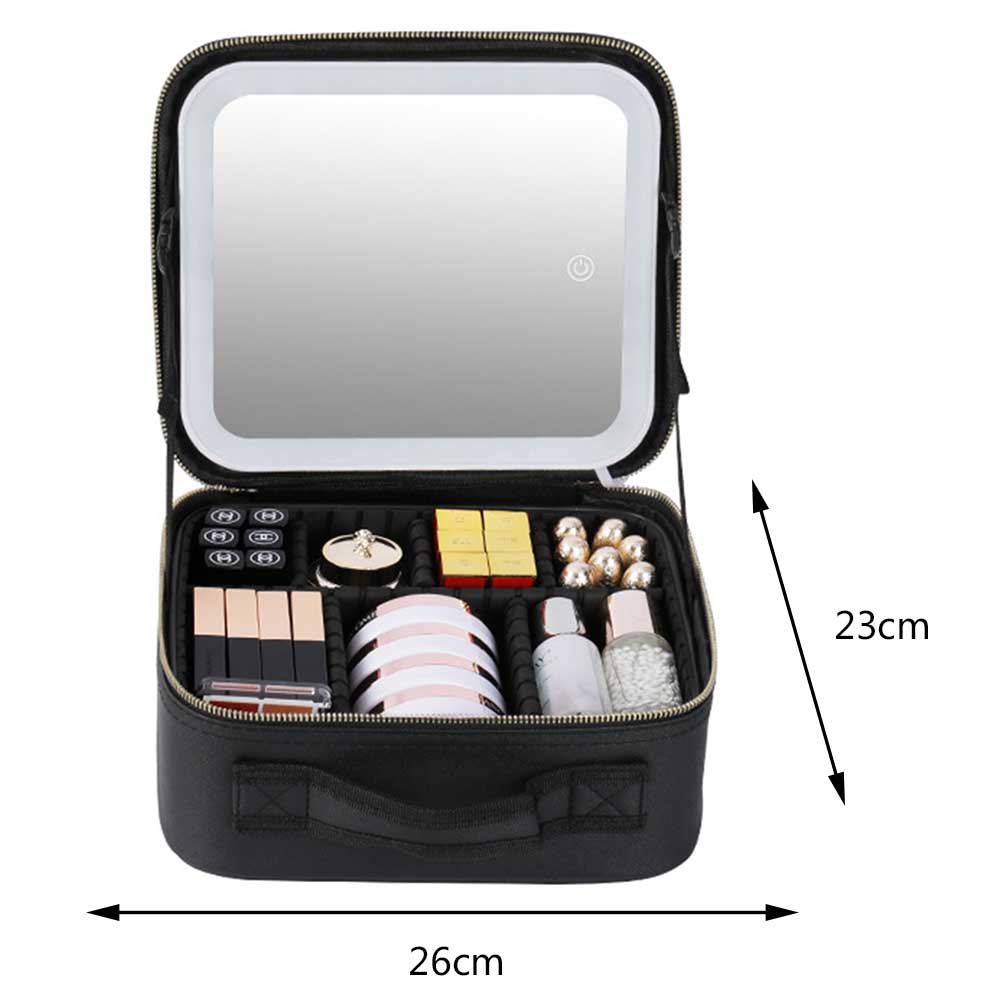 Buy ZURU BUNCH Latest Stylish Makeup Bag for Women, Cosmetic Storage Boxes,  Jewelry Organizer, Toiletry Box with Compact Magnifying Mirror for Travel  (Green) Online at Best Prices in India - JioMart.