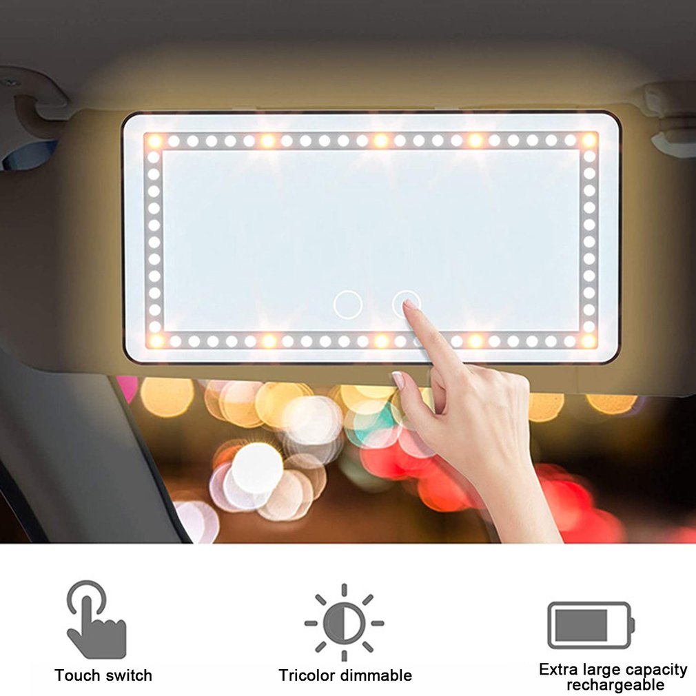 LED Car Visor Vanity Mirror